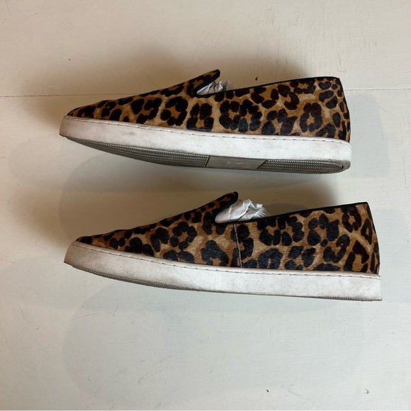 BIRDIES- The Swift Leopard Calf Print Slide On Fashion Sneaker - Picture 6 of 9